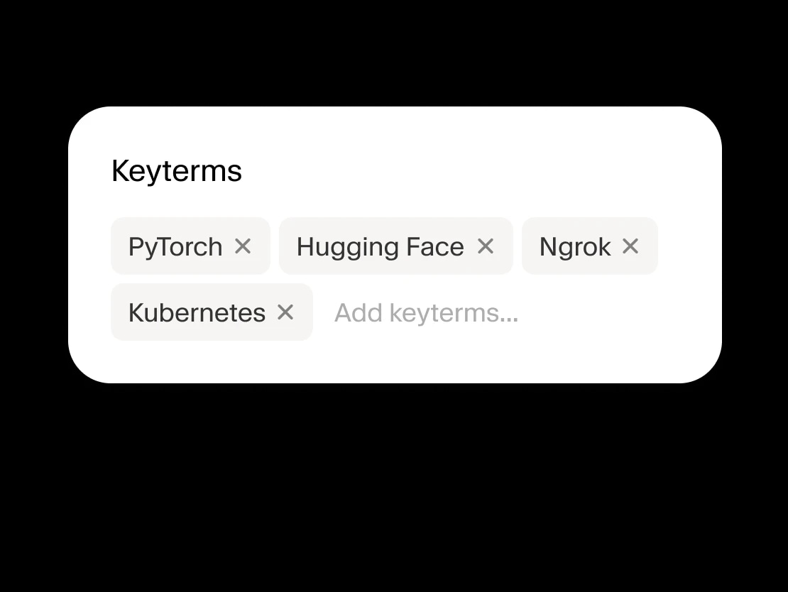 Keyterm Prompting